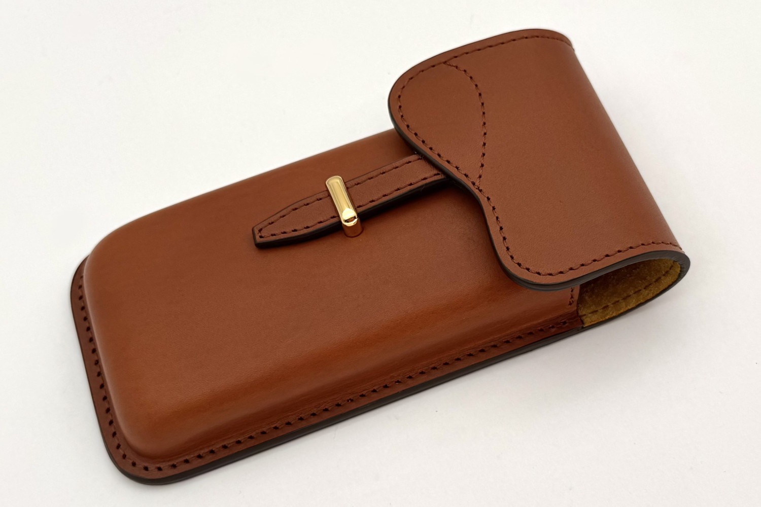 PILOTxSOMÈSLESaddleDesignSeriesBrown3PenCase_C